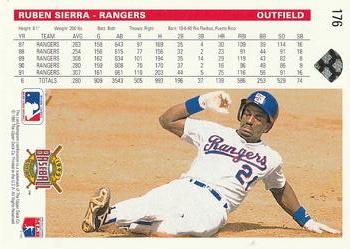 Ruben Sierra  baseball card collectible - Main Image 2