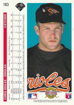 Chris Hoiles  baseball card collectible - Main Image 2