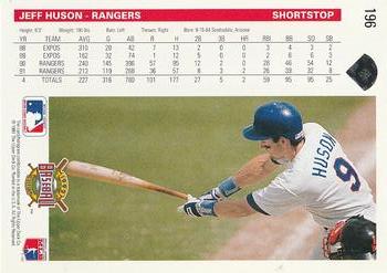 Jeff Huson  baseball card collectible - Main Image 2