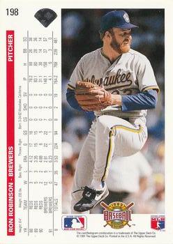 Ron Robinson  baseball card collectible - Main Image 2