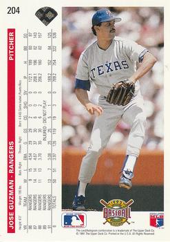 Jose Guzman  baseball card collectible - Main Image 2