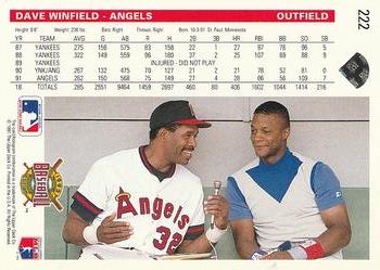 Dave Winfield  baseball card collectible - Main Image 2