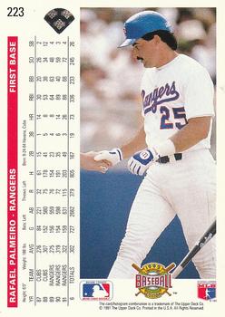 Rafael Palmeiro  baseball card collectible - Main Image 2