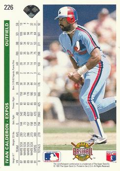 Ivan Calderon  baseball card collectible - Main Image 2