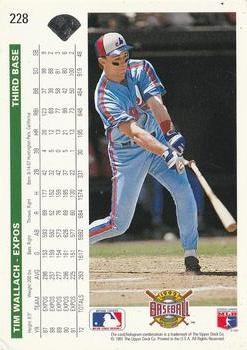 Tim Wallach  baseball card collectible - Main Image 2