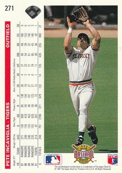 Pete Incaviglia  baseball card collectible - Main Image 2