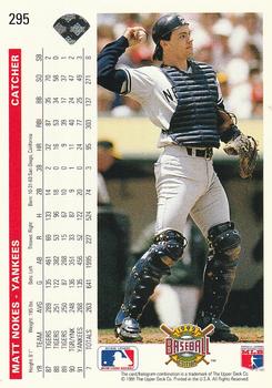 Matt Nokes  baseball card collectible - Main Image 2