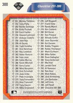 Checklist: 201-300  baseball card collectible - Main Image 2