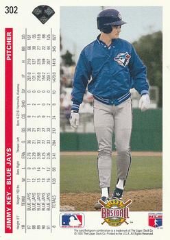 Jimmy Key  baseball card collectible - Main Image 2