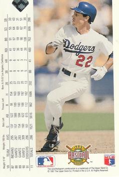 Brett Butler  baseball card collectible - Main Image 2