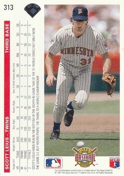 Scott Leius  baseball card collectible - Main Image 2
