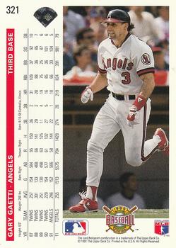 Gary Gaetti  baseball card collectible - Main Image 2