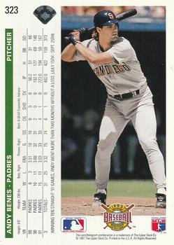 Andy Benes  baseball card collectible - Main Image 2