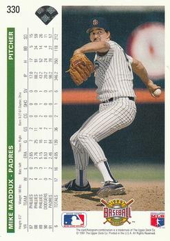 Mike Maddux  baseball card collectible - Main Image 2