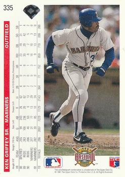 Ken Griffey Sr.  baseball card collectible - Main Image 2