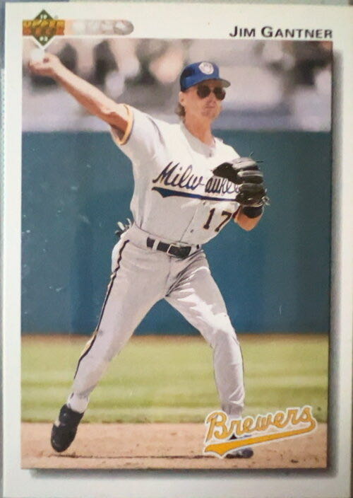 Jim Gantner  baseball card collectible - Main Image 3