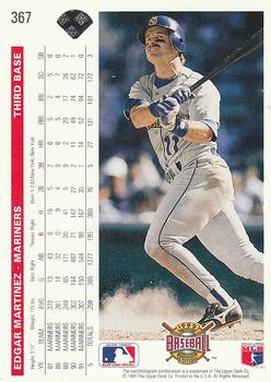 Edgar Martinez  baseball card collectible - Main Image 2