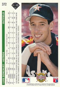 Luis Gonzalez  baseball card collectible - Main Image 2