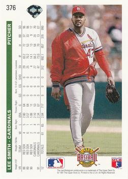 Lee Smith  baseball card collectible - Main Image 2