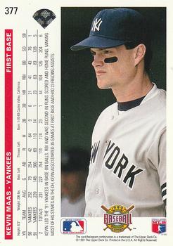 Kevin Maas  baseball card collectible - Main Image 2