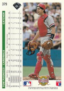 Tom Pagnozzi  baseball card collectible - Main Image 2