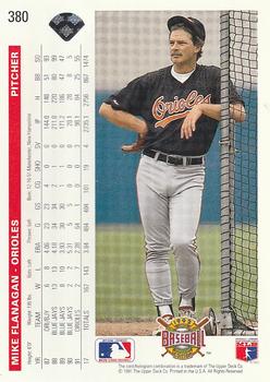 Mike Flanagan  baseball card collectible - Main Image 2