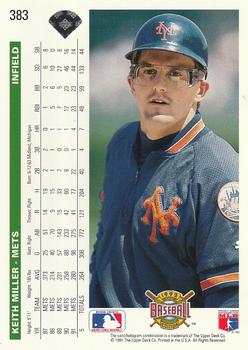 Keith Miller  baseball card collectible - Main Image 2