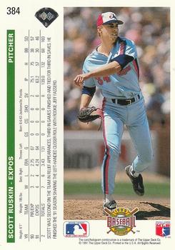 Scott Ruskin  baseball card collectible - Main Image 2