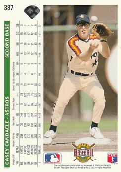 Casey Candaele  baseball card collectible - Main Image 2