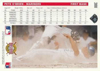 Pete O’Brien  baseball card collectible - Main Image 2