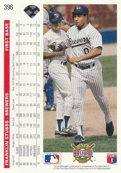 Franklin Stubbs  baseball card collectible - Main Image 2