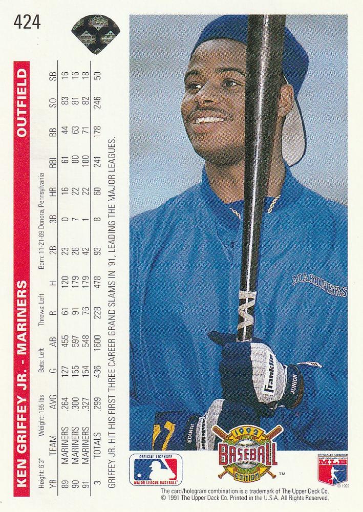 Ken Griffey Jr.  baseball card collectible - Main Image 2