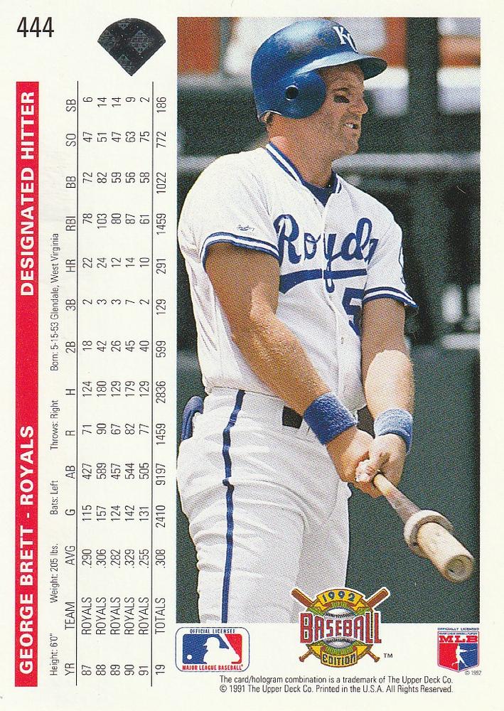George Brett  baseball card collectible - Main Image 2