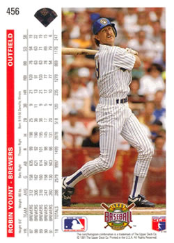 Robin Yount  baseball card collectible - Main Image 2