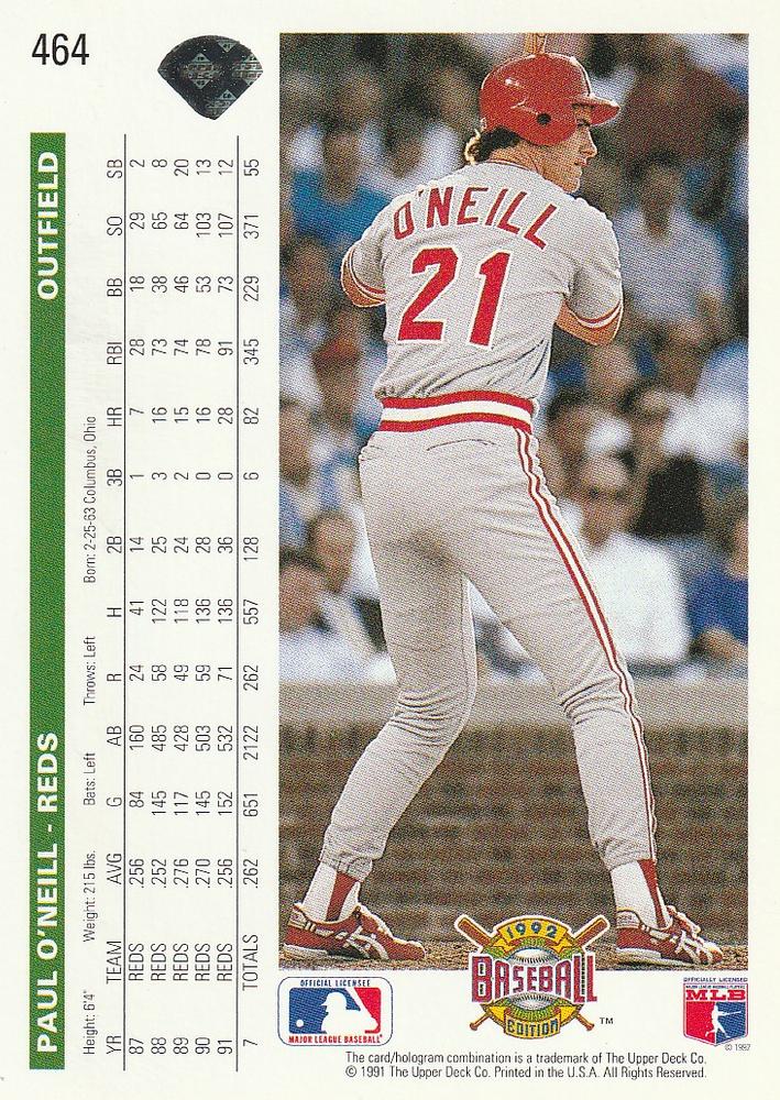 Paul O’Neill  baseball card collectible - Main Image 2