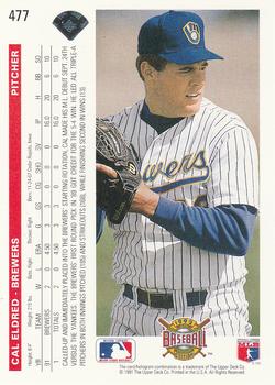 Cal Eldred  baseball card collectible - Main Image 2