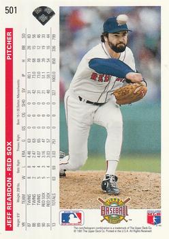 Jeff Reardon  baseball card collectible - Main Image 2