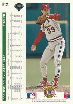 Bob Tewksbury  baseball card collectible - Main Image 2