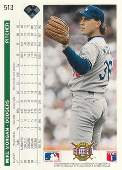 Mike Morgan  baseball card collectible - Main Image 2