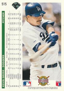 Kevin Gross  baseball card collectible - Main Image 2