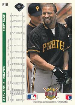 Gary Redus  baseball card collectible - Main Image 2