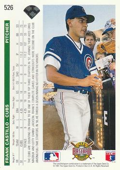 Frank Castillo  baseball card collectible - Main Image 2