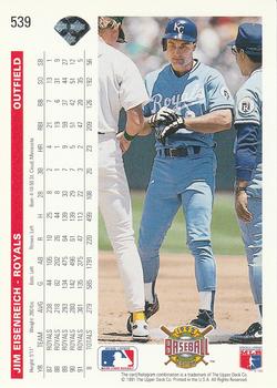 Jim Eisenreich  baseball card collectible - Main Image 2