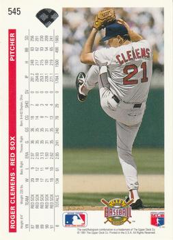 Roger Clemens  baseball card collectible - Main Image 2