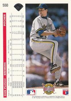 Dan Plesac  baseball card collectible - Main Image 2