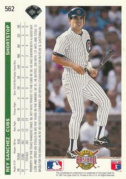 Rey Sanchez  baseball card collectible - Main Image 2