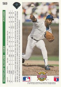 Heathcliff Slocumb  baseball card collectible - Main Image 2