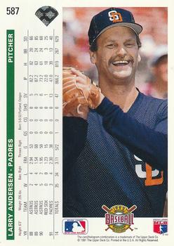 Larry Andersen  baseball card collectible - Main Image 2