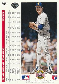 Brian Holman  baseball card collectible - Main Image 2