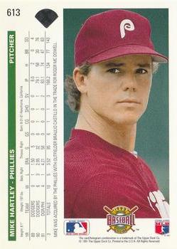 Mike Hartley  baseball card collectible - Main Image 2